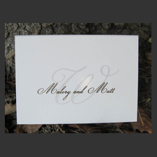 image of invitation - name Malory W