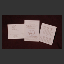 image of invitation - name direction Regina R