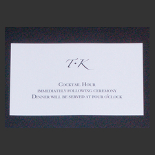 image of invitation - name reception Traci