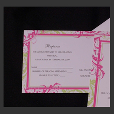image of invitation - name rsvp Ashlee A