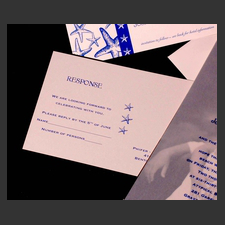 image of invitation - name rsvp Avery P