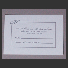 image of invitation - name rsvp Callie