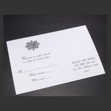 image of invitation - name rsvp Jennifer W