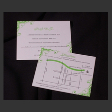 image of invitation - name rsvp Lindsay P