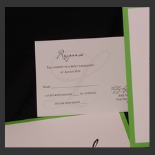 image of invitation - name rsvp Liz K