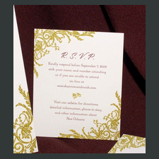 image of invitation - name rsvp Shannon W
