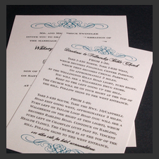 image of invitation - name rsvp Whitney S