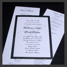 image of invitation - name Katherine H