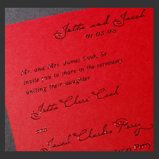 image of invitation - name Jetta C 03