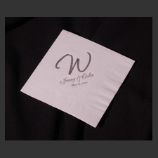 image of invitation - name napkin Jenny B