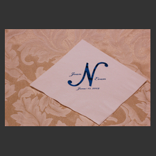image of invitation - name napkin Joan C