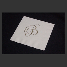 image of invitation - name napkin Lindsey B