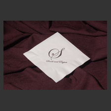 image of invitation - name napkin Sarah S
