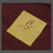 image of invitation - name napkin Shannon W