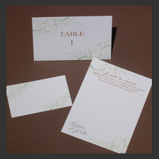 image of invitation - name tablecards notes Lauren