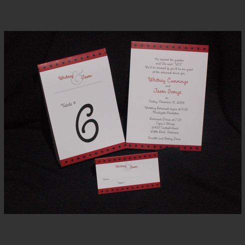 image of tablecards Whitney C