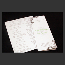 image of invitation - name Amanda La