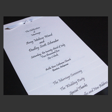 image of invitation - name Amy W