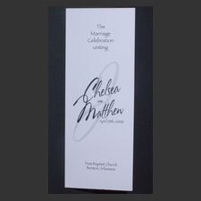 image of invitation - name Chelsea