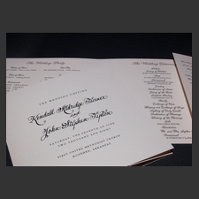 image of invitation - name Kendall