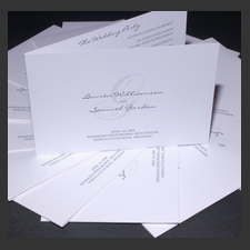 image of invitation - name Lauren