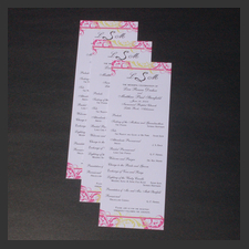 image of invitation - name Lisa