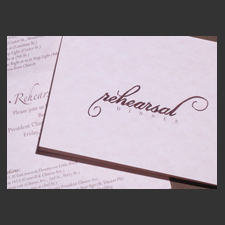 image of invitation - name rehearsal Brandie