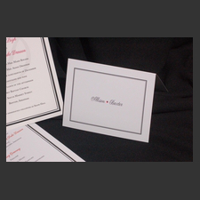 image of invitation - name Allison G