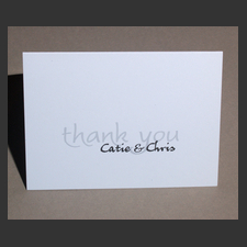 image of invitation - name Catie