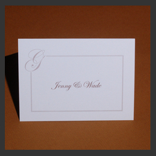 image of invitation - name Jenny