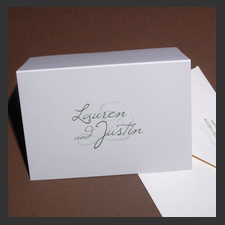 image of invitation - name Lauren