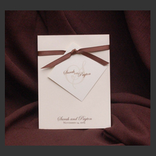 image of invitation - name pad Sarah S