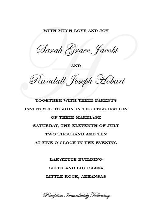 image of watermarked invitation with initial 3