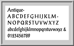 image of fonts