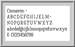 image of fonts