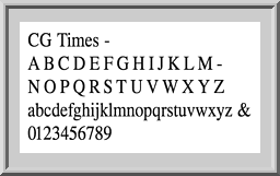 image of fonts