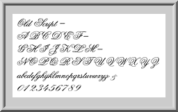 image of fonts