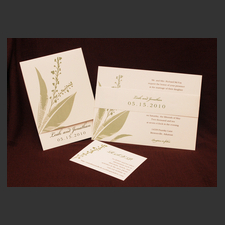 image of invitation - name Leah M