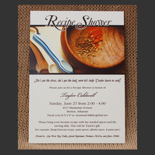 image of invitation - name shower Taylor