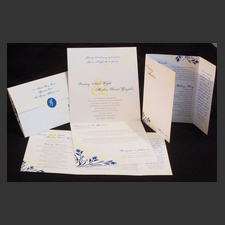 image of invitation - name Lindsay W