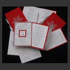 image of invitation - name Ann Marie J