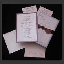 image of invitation - name Lindsey R