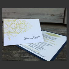 image of invitation - name Lauren T