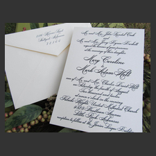 image of invitation - name Caroline C