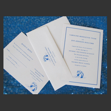 image of invitation - name Caroline T