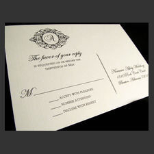 image of invitation - name rsvp Sarah N