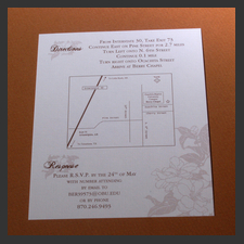 image of invitation - name direction Ashton B