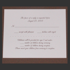 image of invitation - name rsvp Brandie