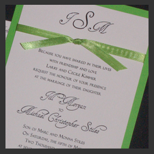 image of layered invitation