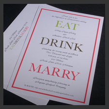 image of invitation - name Amy K